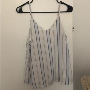 Blue/white striped tank!